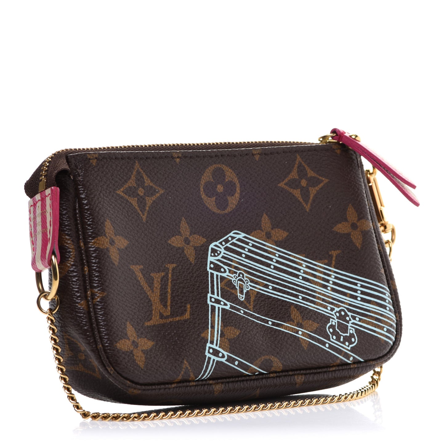 Monogram 2014 Christmas Animation Mini Pochette Accessories