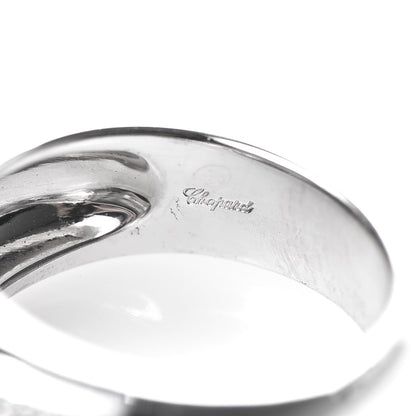 Chopard 18K White Gold Happy Diamonds Love Heart Band Ring 50 5.25 5 of 5