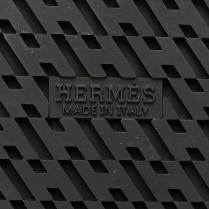 Hermes Calfskin Womens Takara Sandals 38 Black 6 of 12