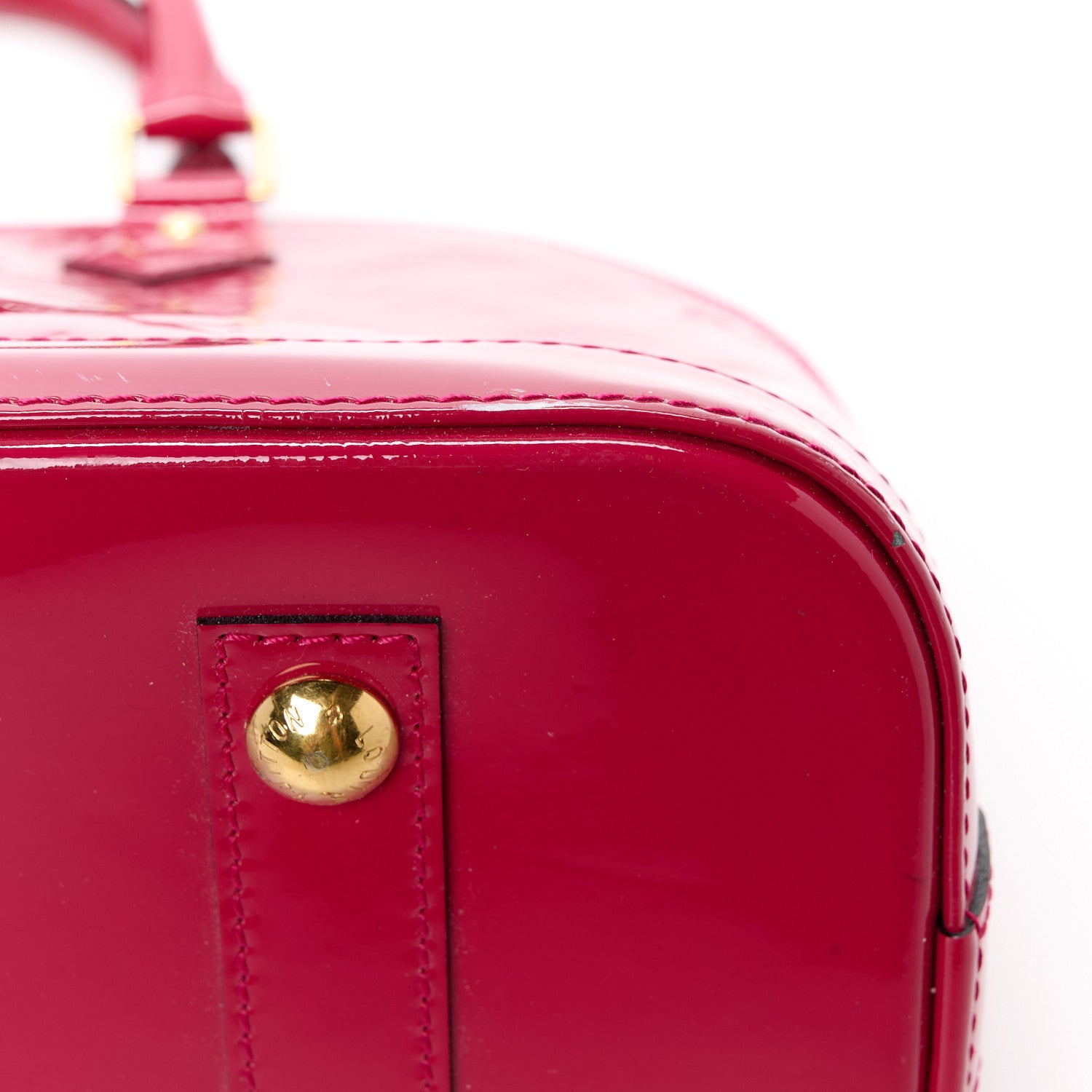 Louis Vuitton Vernis Alma PM Pomme D'Amour 15 of 16