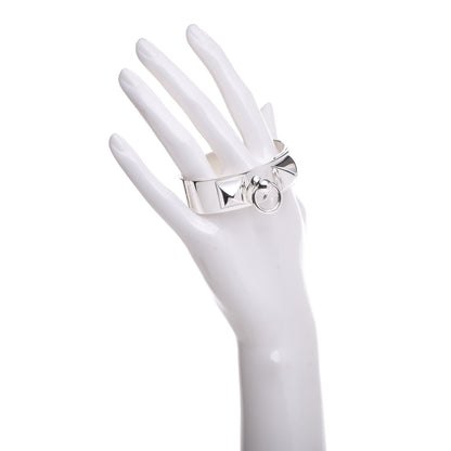 Hermes Sterling Silver MM Collier De Chien Bracelet SH 2 of 8