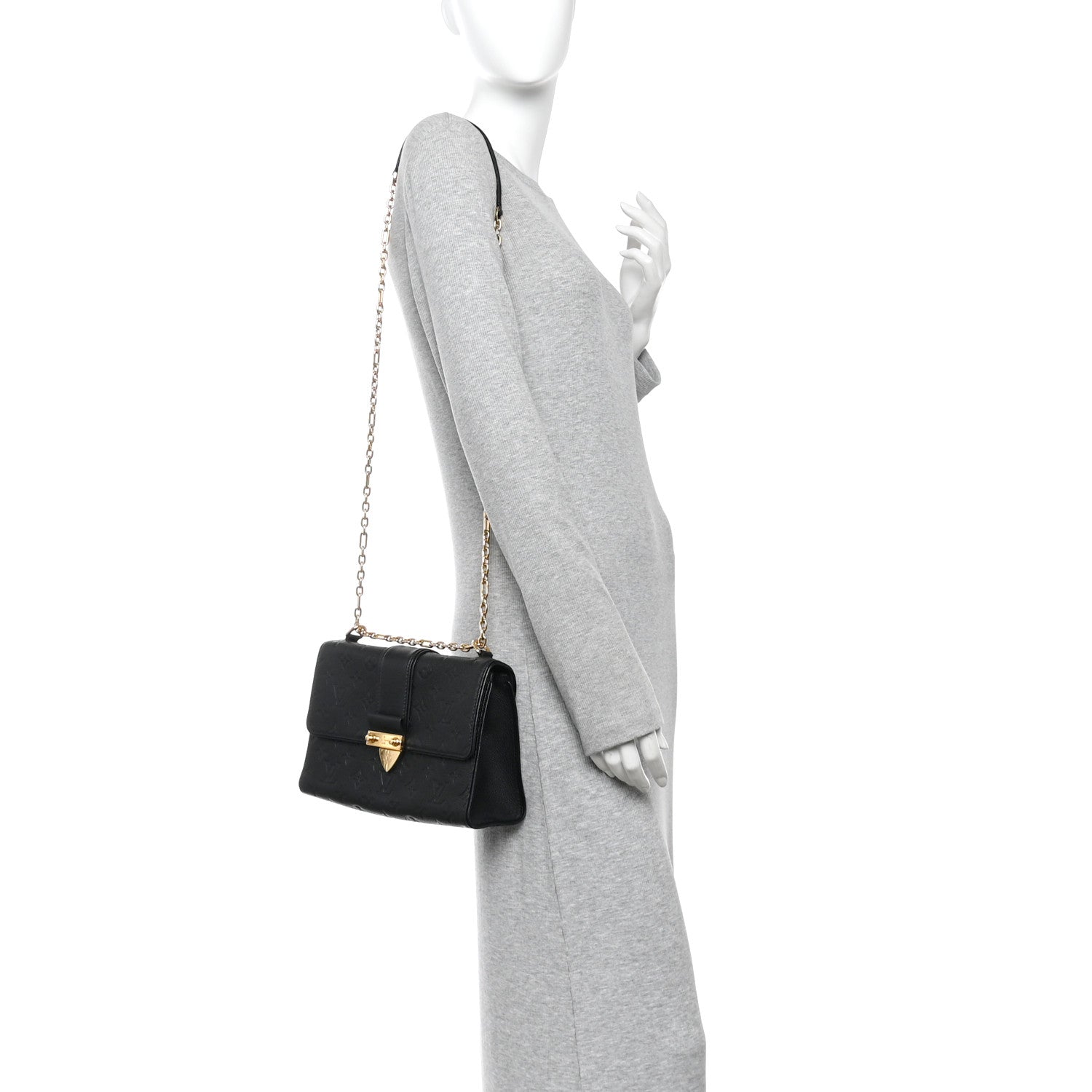 Louis Vuitton Empreinte Saint Sulpice PM Black 2 of 12