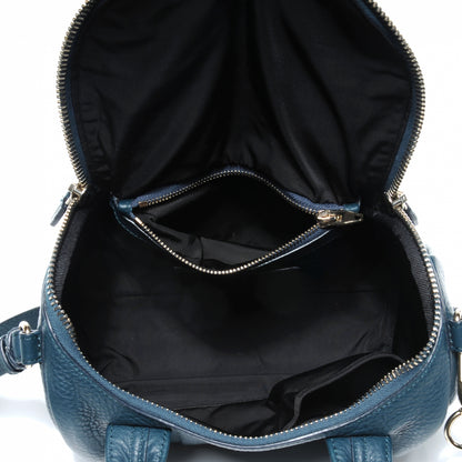 Alexander Wang Pebbled Leather Rockie Dark Argon w Pale Gold Hardware 4 of 7