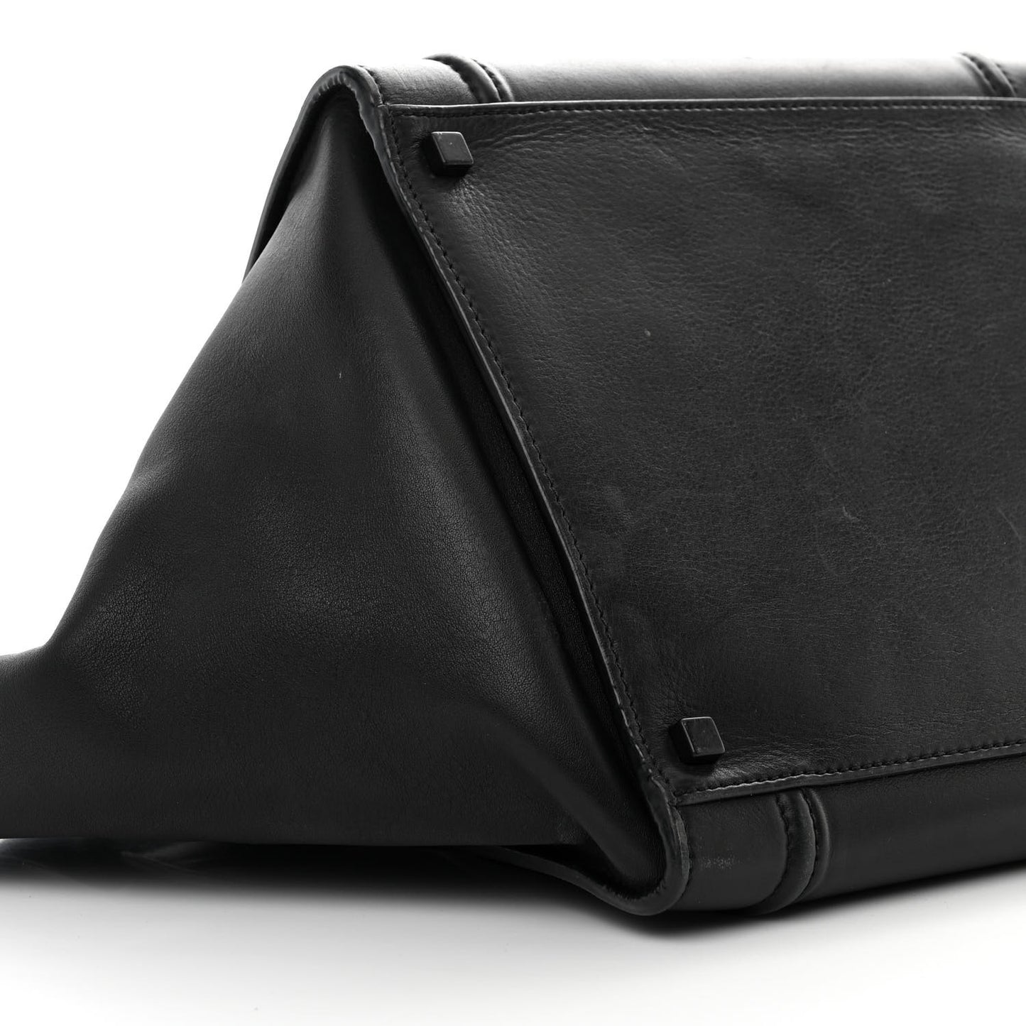 Smooth Calfskin Medium Phantom Luggage Black