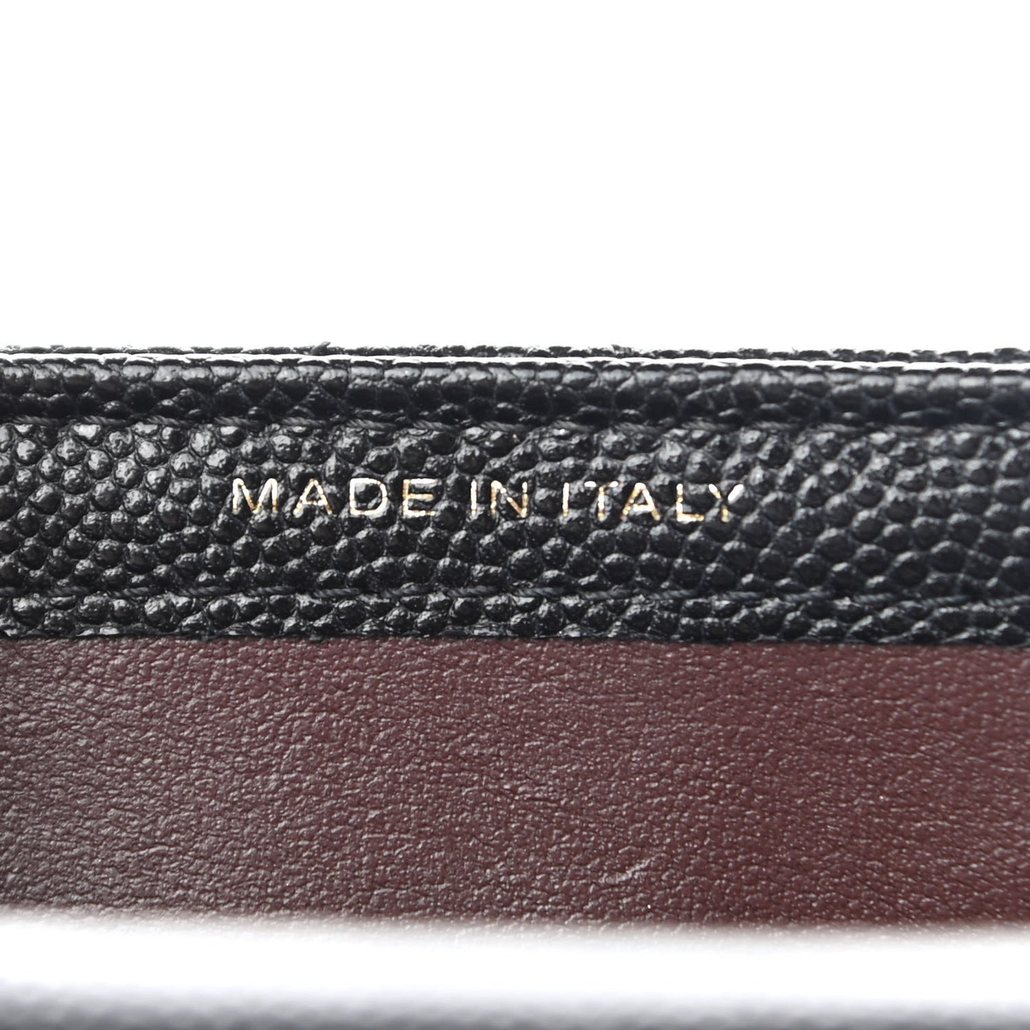 Caviar Quilted Classic Phone Holder Black