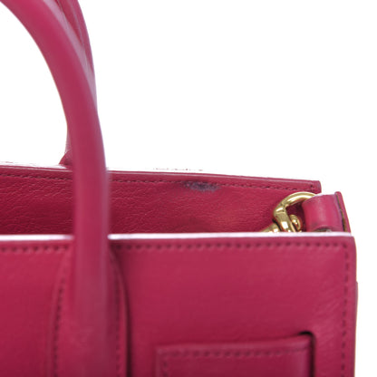 Saint Laurent Calfskin Nano Sac De Jour Lipstick Fuchsia 9 of 12