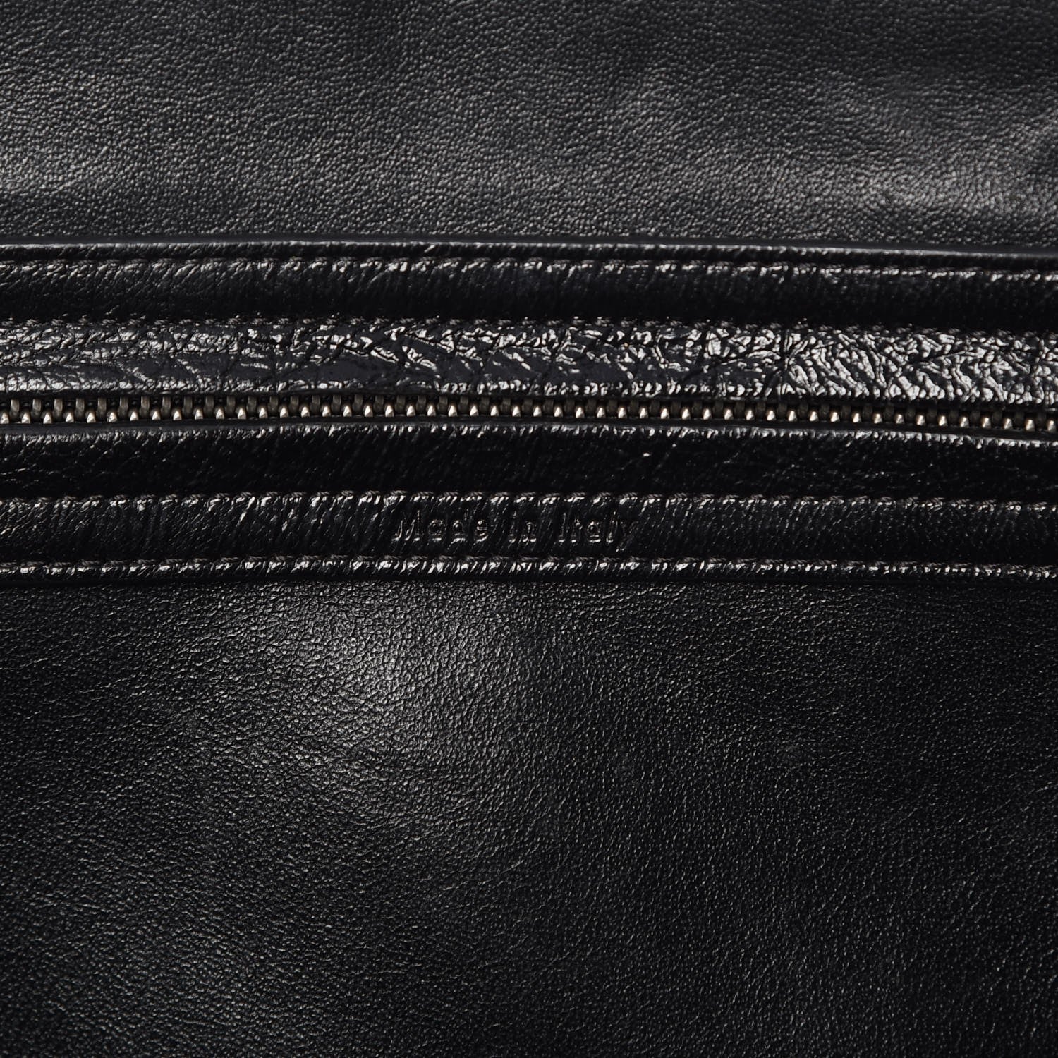 Celine Shiny Goatskin Medium Phantom Luggage Black 8 of 11