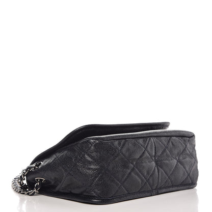 Chanel Grained Calfskin Medium Natural Beauty Messenger Navy Blue 4 of 7