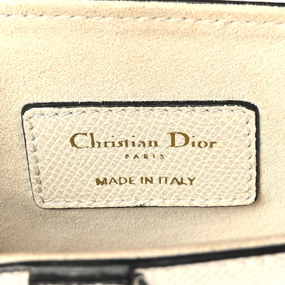 Christian Dior Grained Calfskin Mini Saddle Bag White 6 of 8