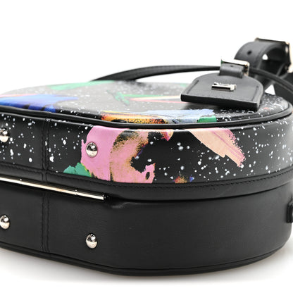 Louis Vuitton Calfskin Splash Print Petite Boite Chapeau Black 10 of 10