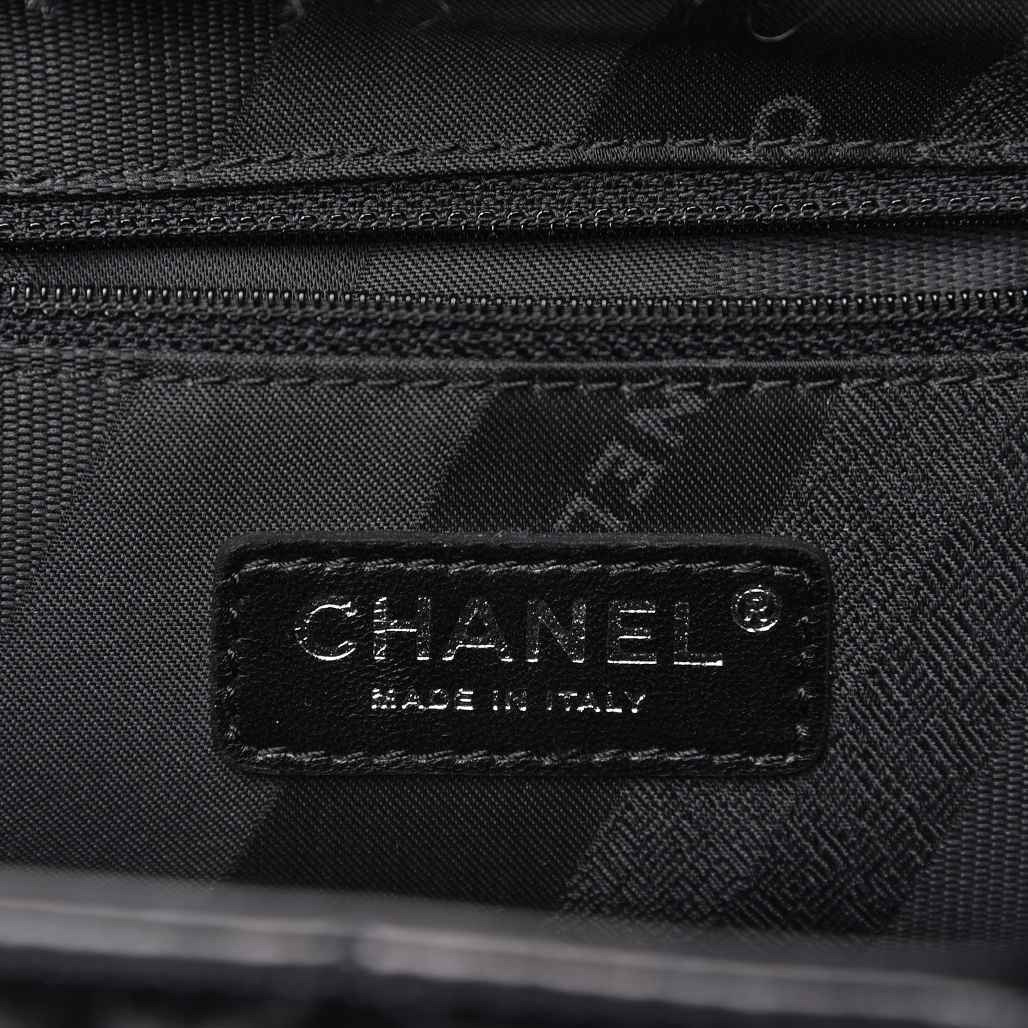 Chanel Glazed Calfskin Quilted Tweed Portobello Tote Black 6 of 7