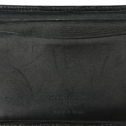 Louis Vuitton Epi Card Holder Black 8 of 10