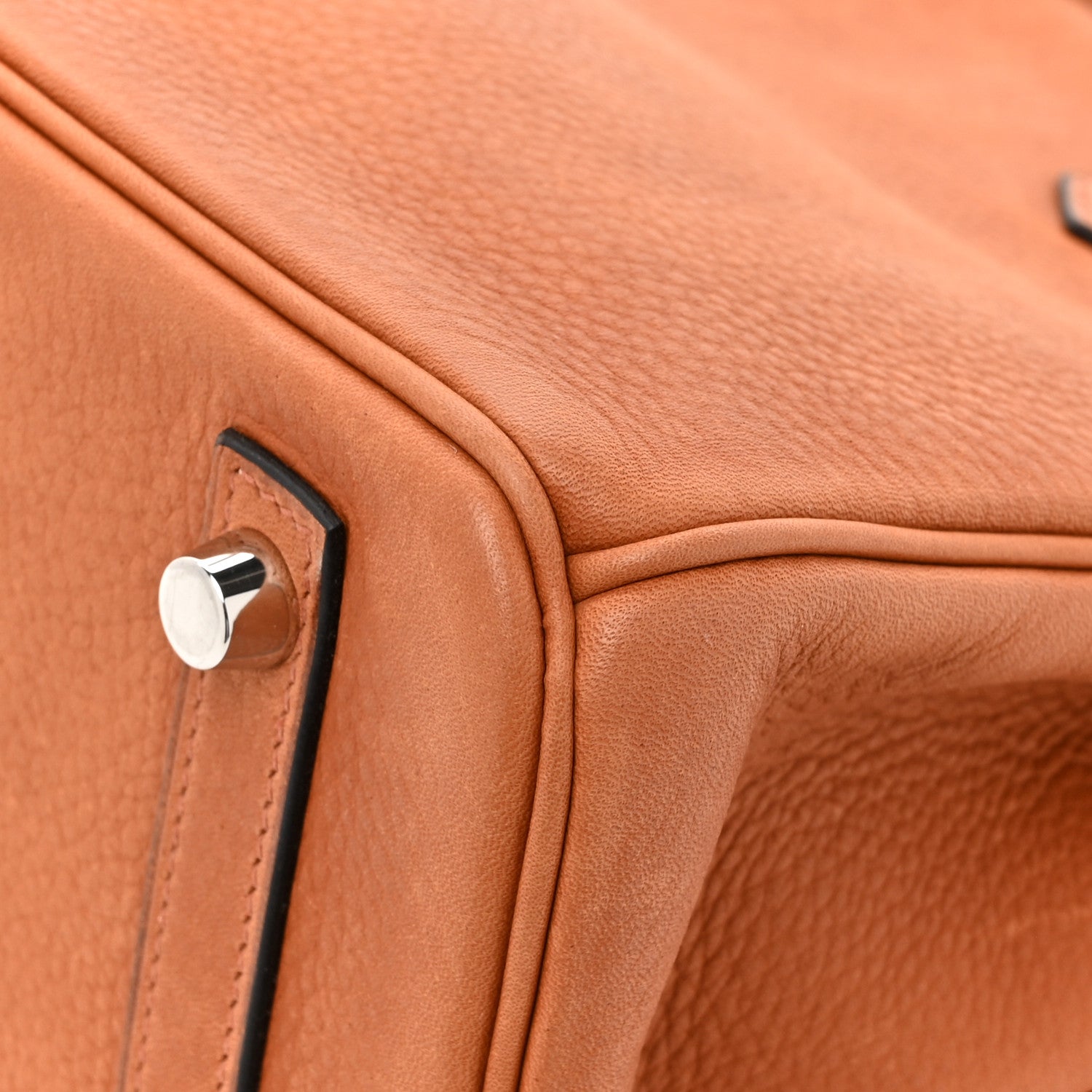 Hermes Taurillon Saddle Birkin 30 Cuivre 14 of 18