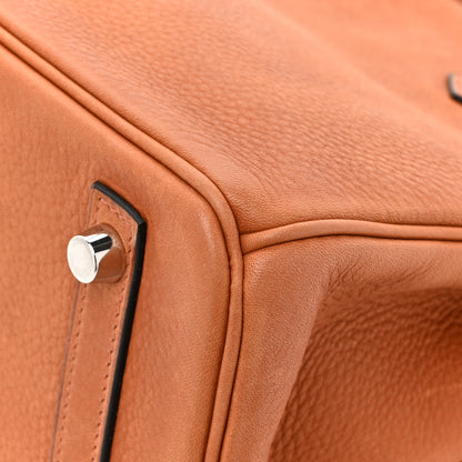 Hermes Taurillon Saddle Birkin 30 Cuivre 14 of 18