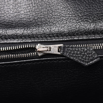 Hermes Taurillon Clemence Birkin 35 Black 13 of 28