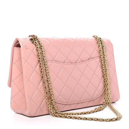Chanel Aged Calfskin Quilted 2.55 Reissue 226 Flap Pink 3 of 13