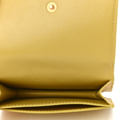 Bottega Veneta Nappa Intrecciato Zig Zag Card Holder Yellow 7 of 8