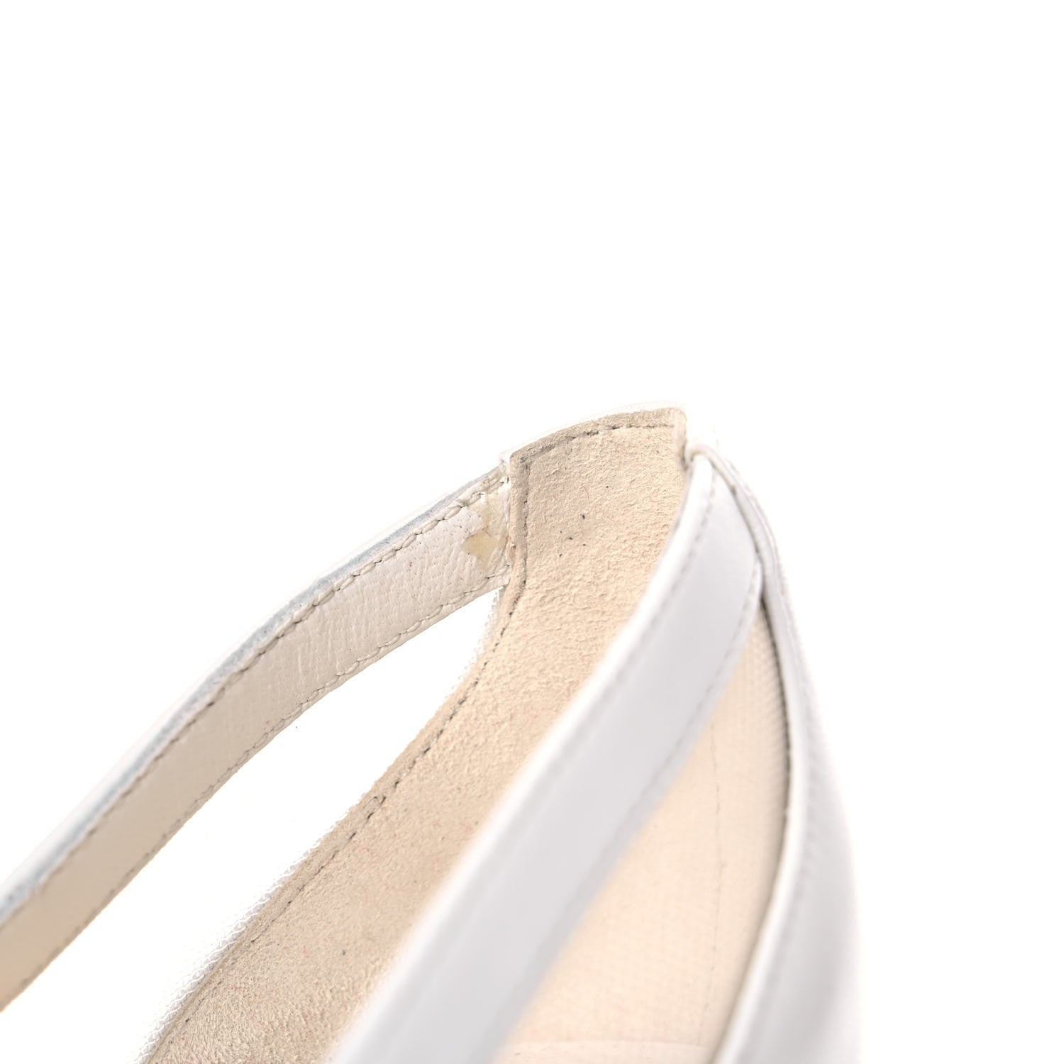 Christian Louboutin Kid Rete Galativi 100 Pumps 35 Bianco 10 of 16