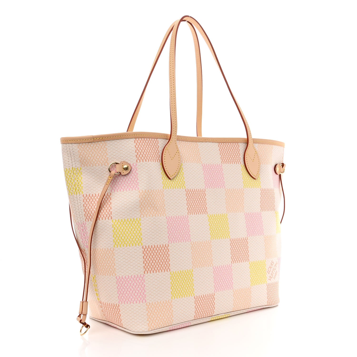 Louis Vuitton Damier Giant Neverfull MM Peach 4 of 12
