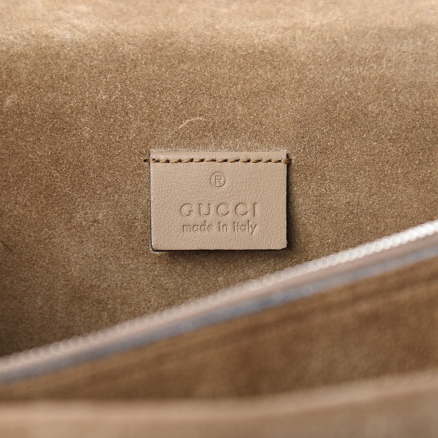 GG Supreme Monogram Medium Dionysus Shoulder Bag Taupe