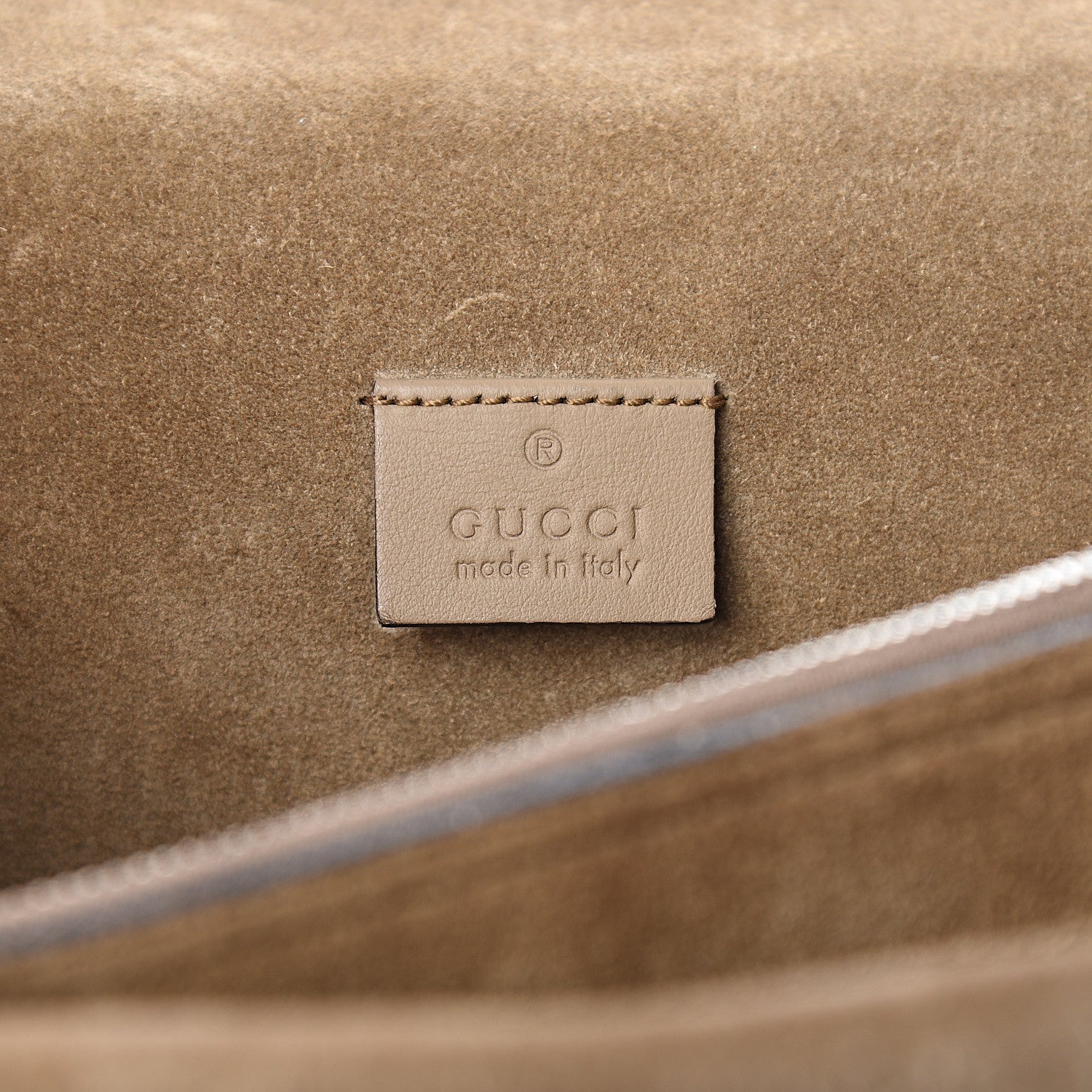 Gucci GG Supreme Monogram Medium Dionysus Shoulder Bag Taupe 5 of 10