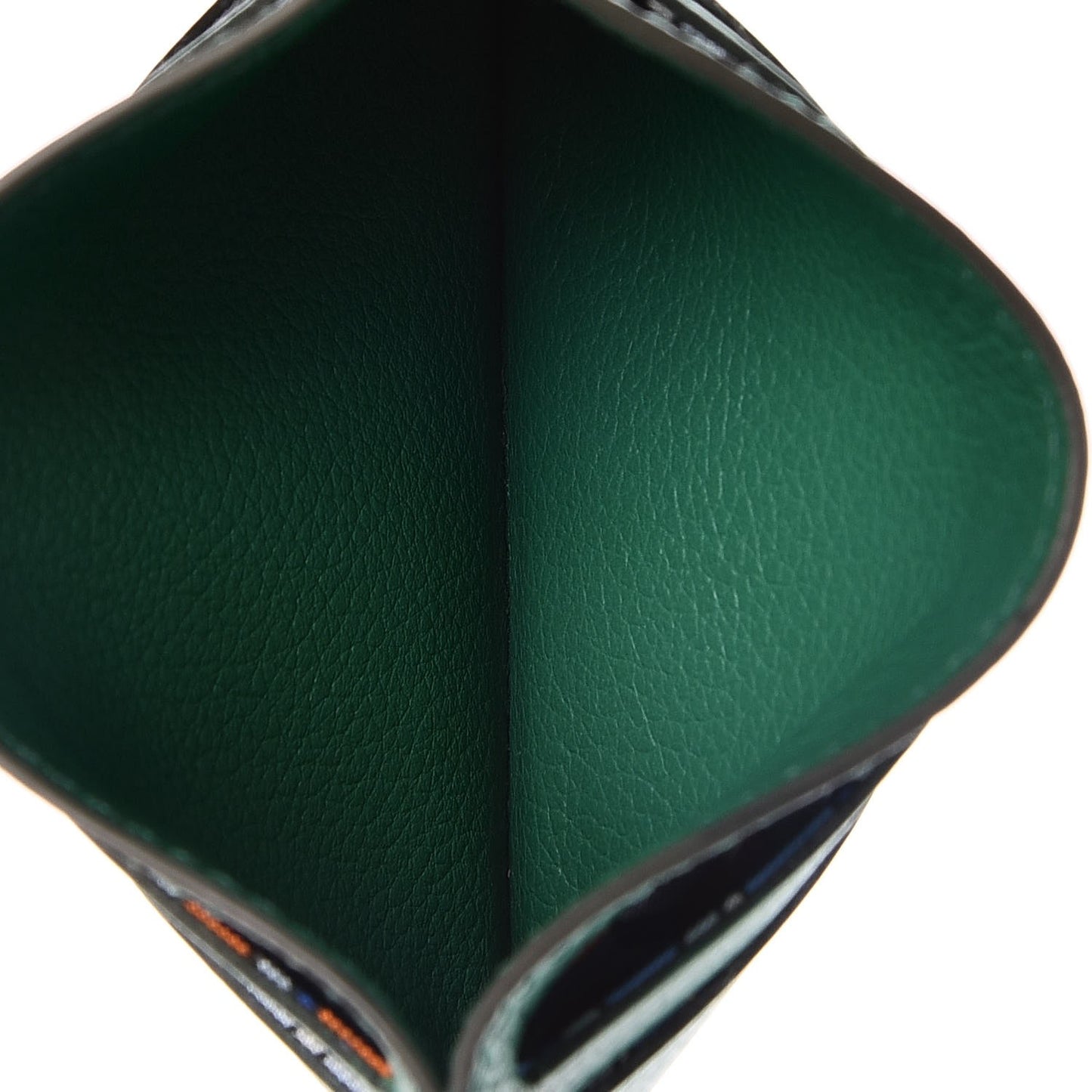Evercolor Citizen Twill Card Case Vert Vertigo Orange Ciel