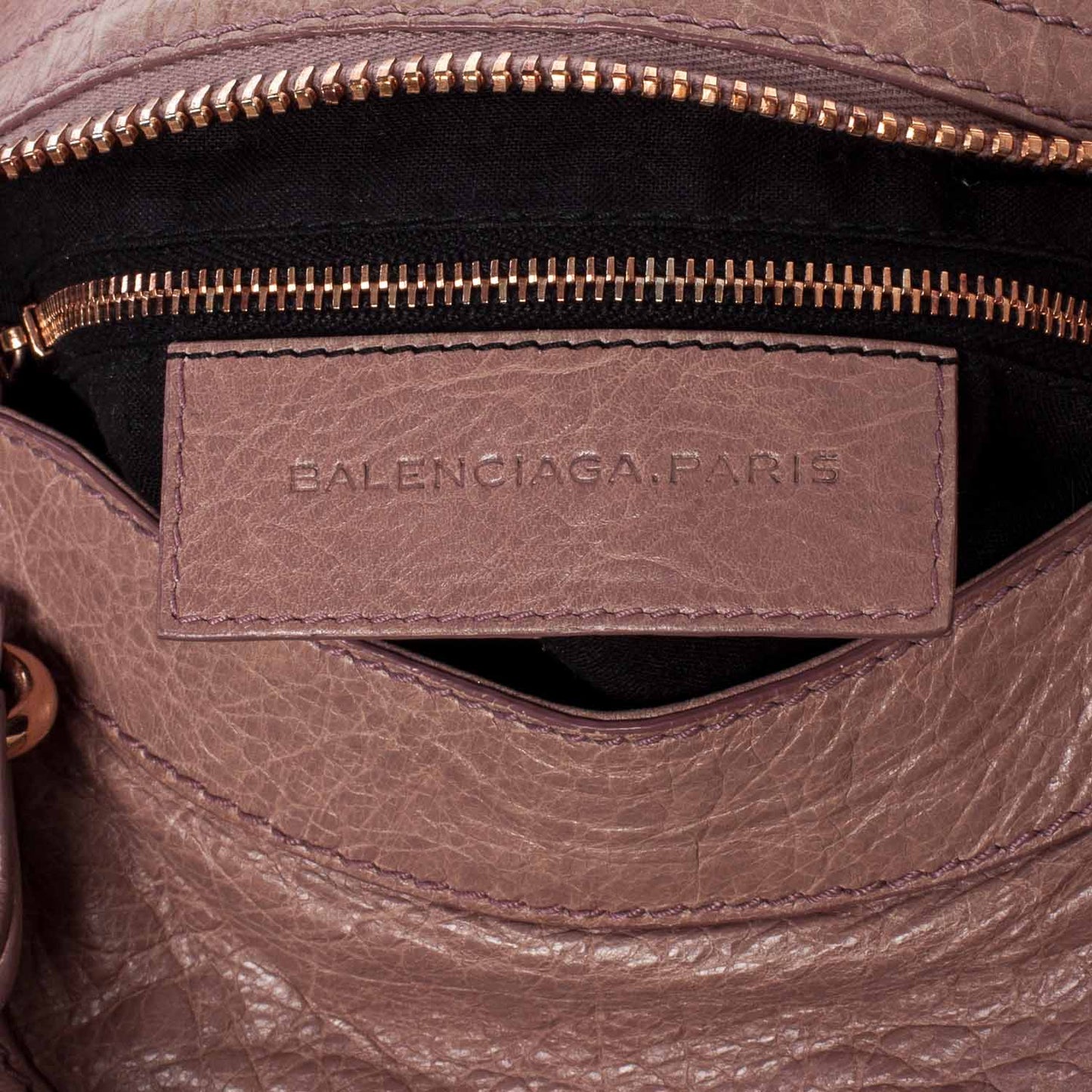 Agneau Giant 21 Rose Gold Hardware City Parme