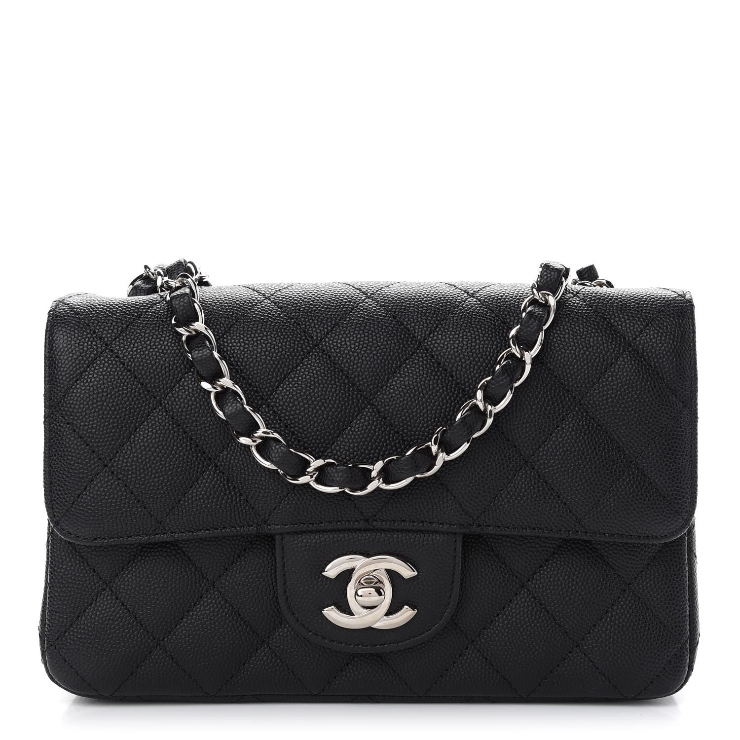 Chanel Caviar Quilted Mini Rectangular Flap Black 1 of 9