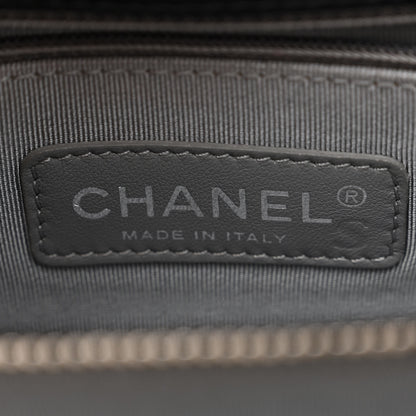 Chanel Glazed Calfskin Boy Tote Black 6 of 14