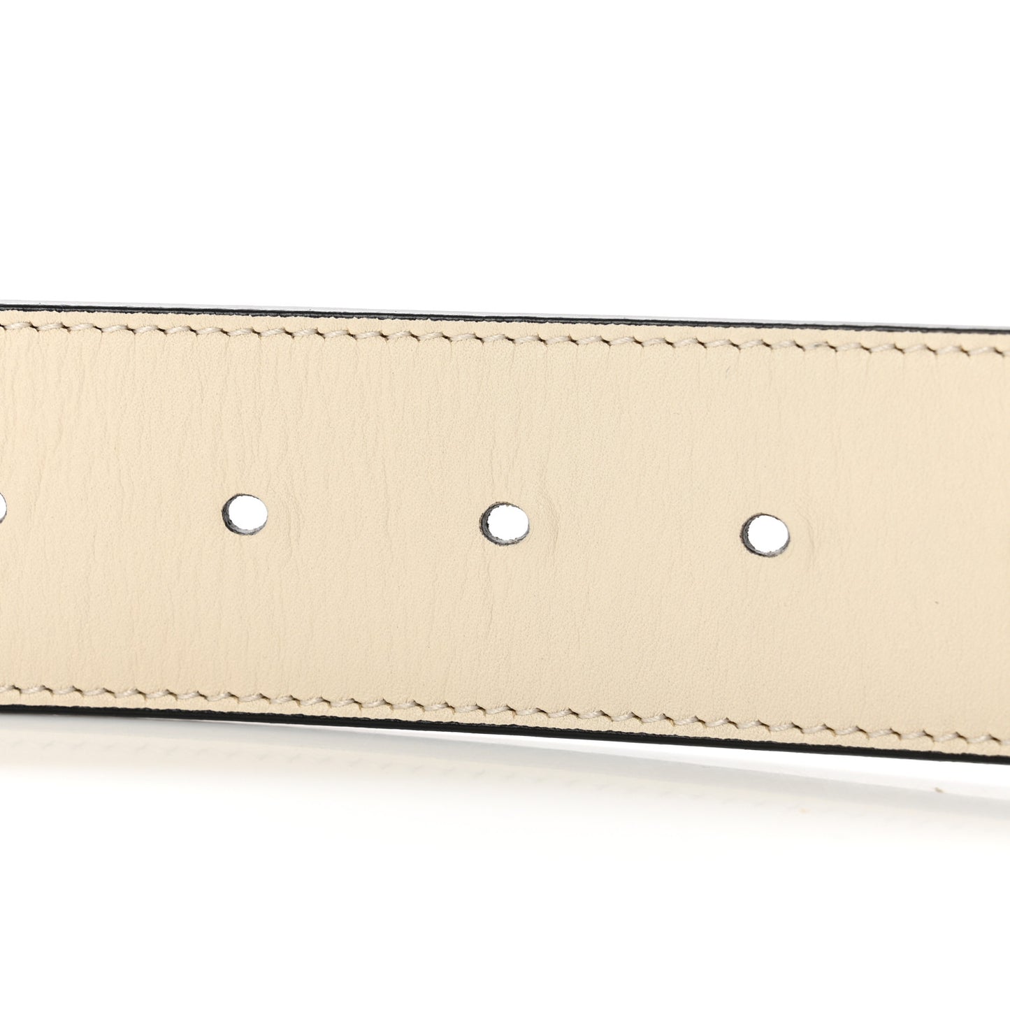 Calfskin Double G 40mm Belt 100 40 Mystic White