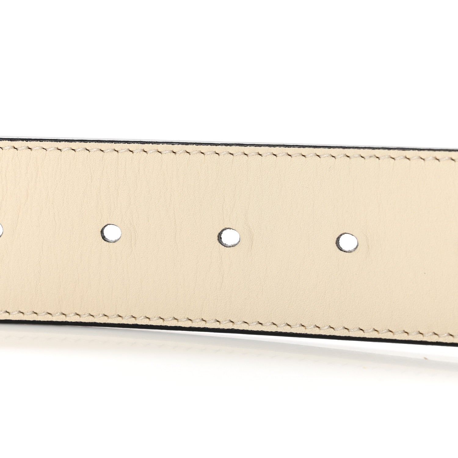 Gucci Calfskin Double G 40mm Belt 100 40 Mystic White 5 of 6