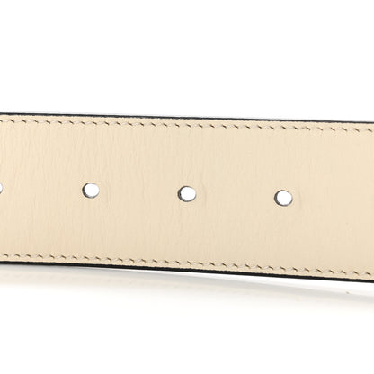 Gucci Calfskin Double G 40mm Belt 100 40 Mystic White 5 of 6