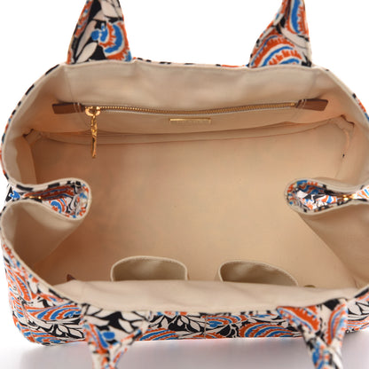 Prada Canapa Stampata Tote Black Mimosa 5 of 15