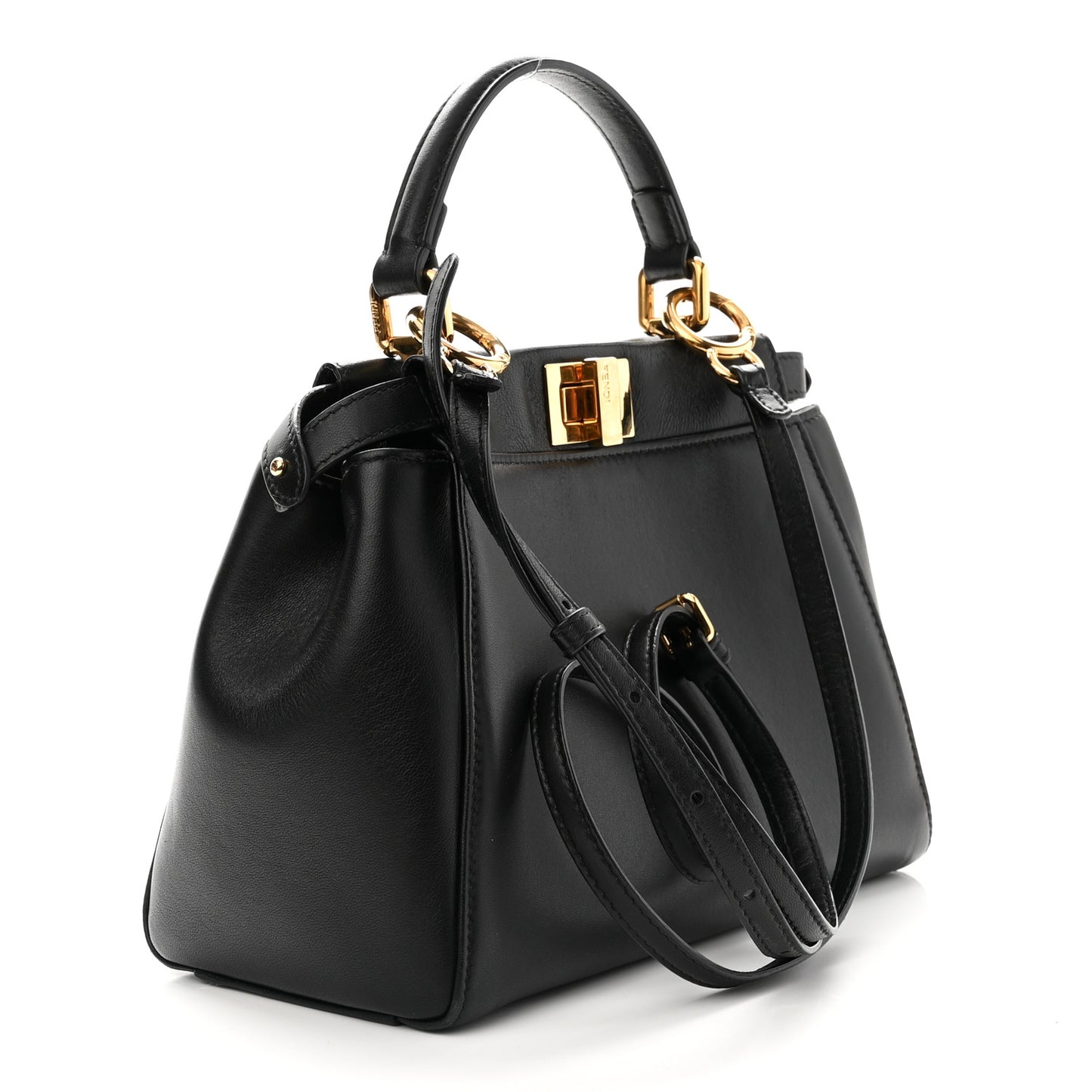 Nappa Mini Peekaboo Iconic Satchel Black