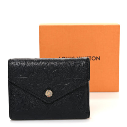 Louis Vuitton Empreinte Victorine Wallet Black 9 of 9