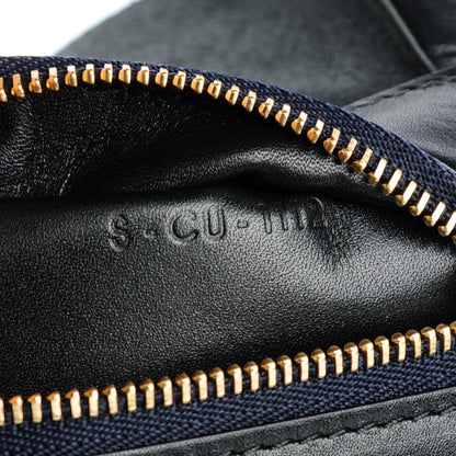 Celine Lambskin Horizontal Cabas Black 8 of 10