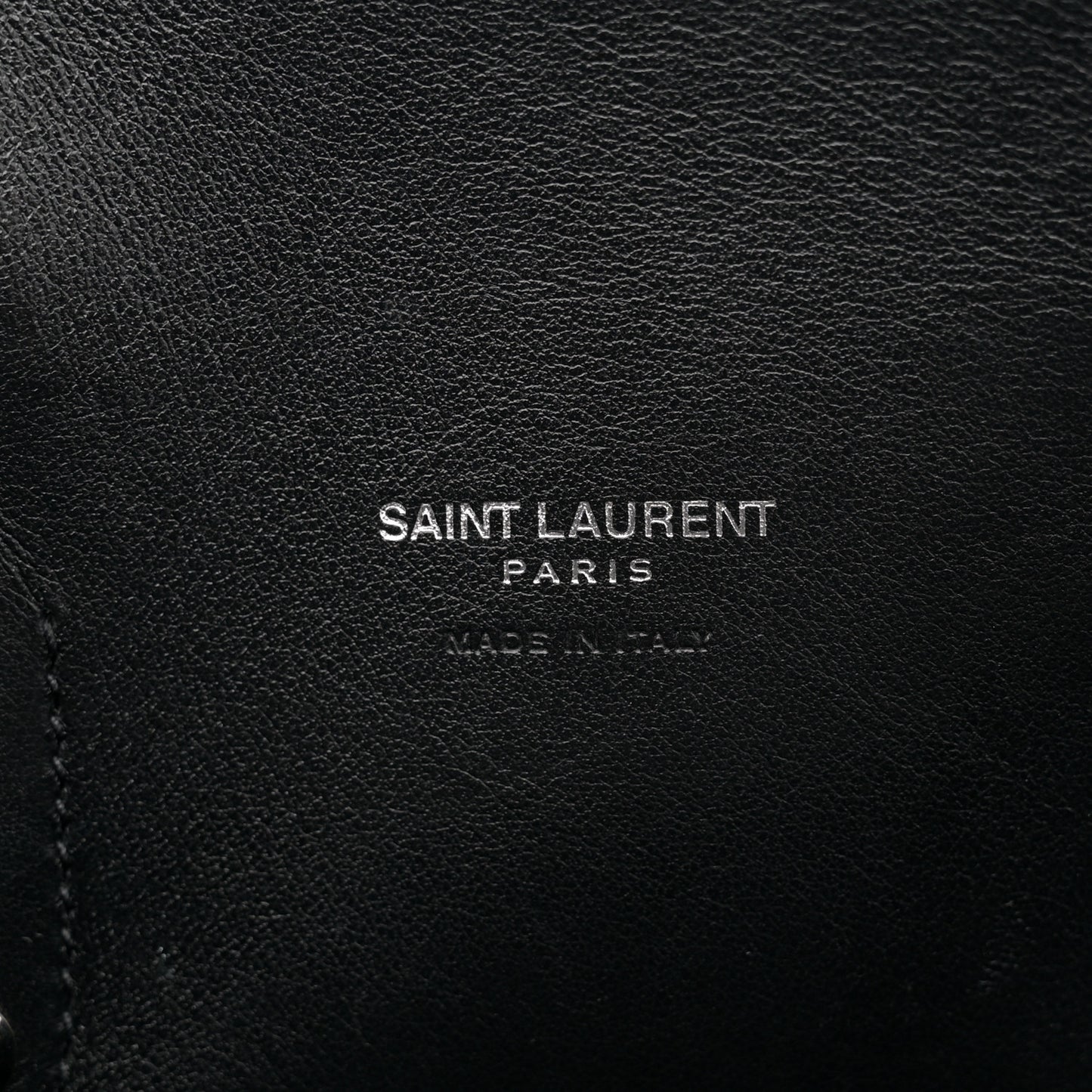 Grained Calfskin Small Sac De Jour Black
