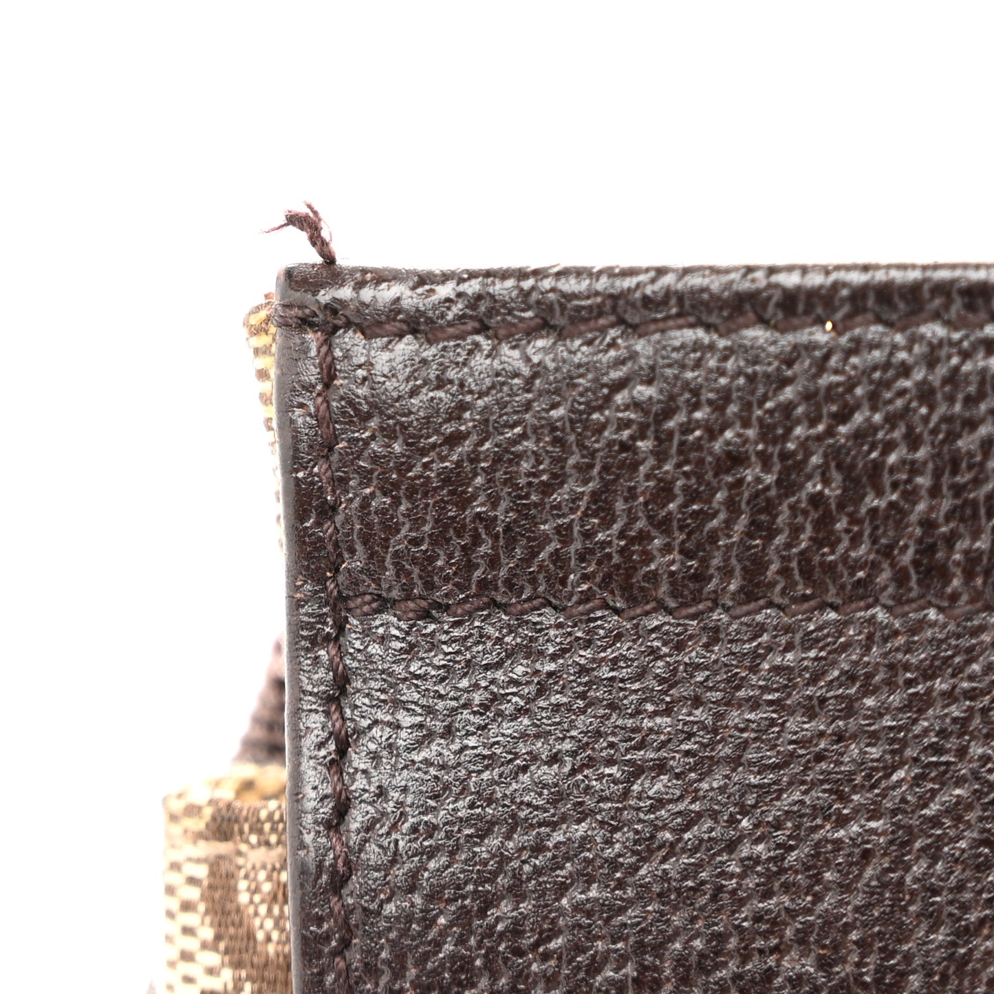 GG Monogram Double Pocket Belt Bag Dark Brown