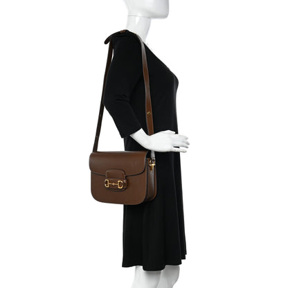 Gucci Azalea Calfskin Horsebit 1955 Shoulder Bag Brown Sugar 2 of 12