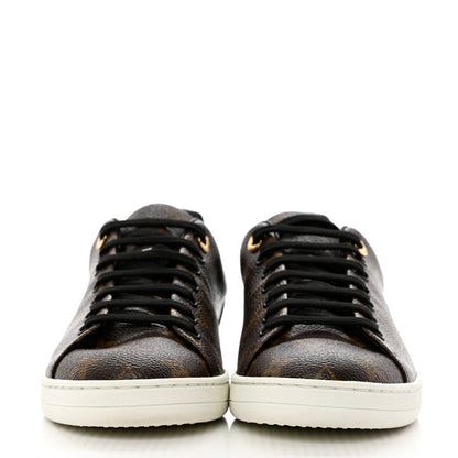 Louis Vuitton Patent Monogram Frontrow Sneakers 38.5 2 of 10