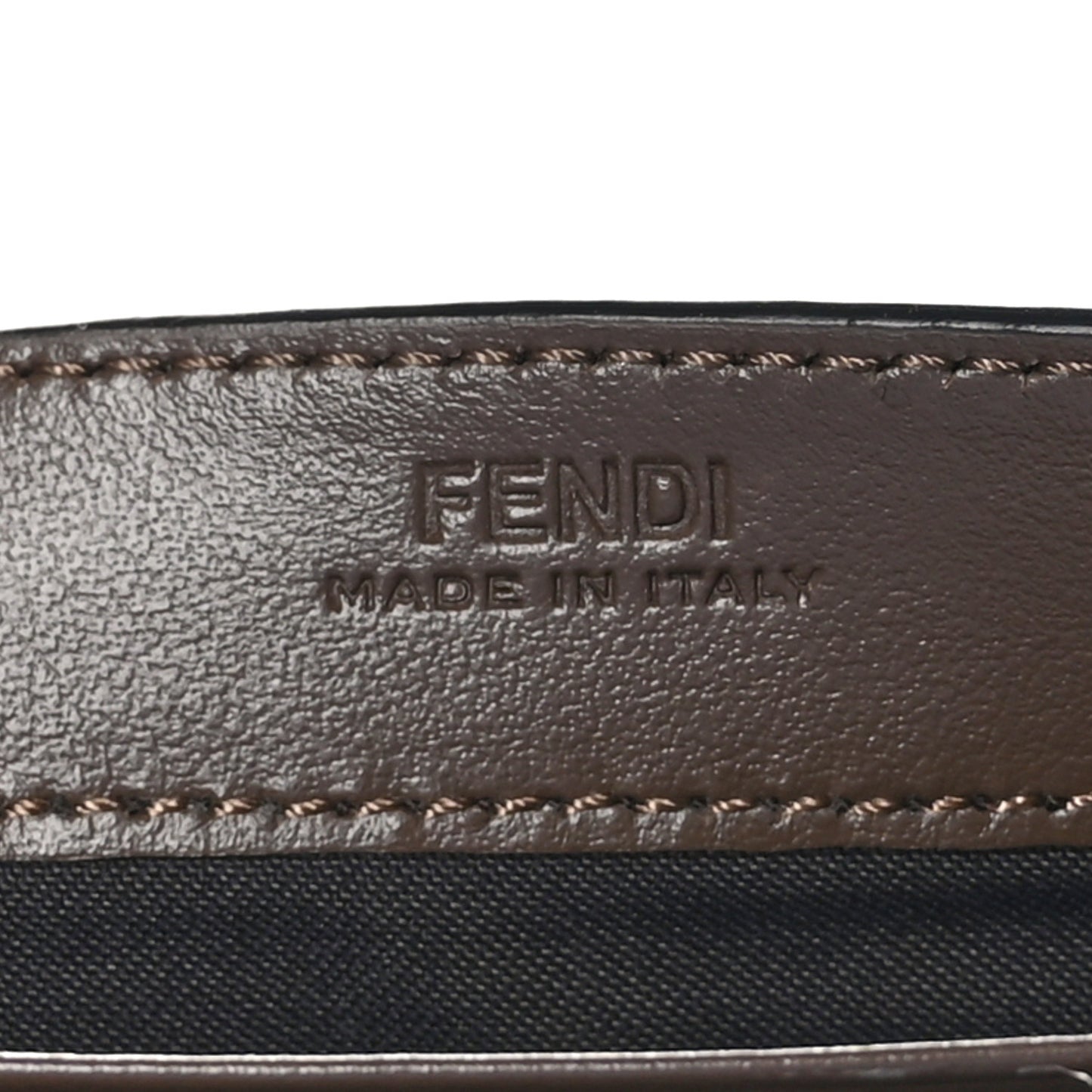 Vitello Soft F is Bi-Color FF 1974 Embossed Continental Envelope Wallet On Chain Maya Black