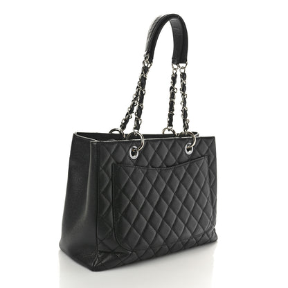 Chanel Caviar Quilted Grand Shopping Tote GST Black 2 of 9
