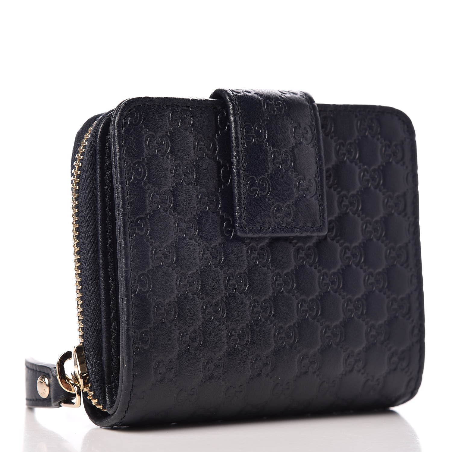 Gucci Microguccissima Compact Wallet Navy 3 of 9