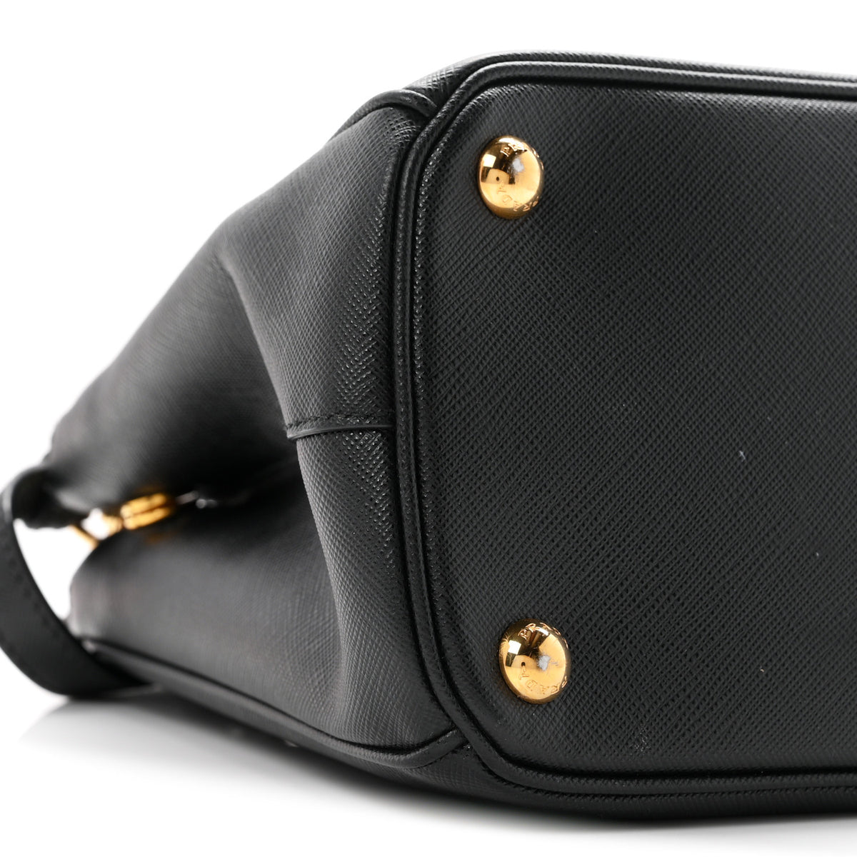 Prada Saffiano Medium Galleria Double Zip Tote Black 9 of 10