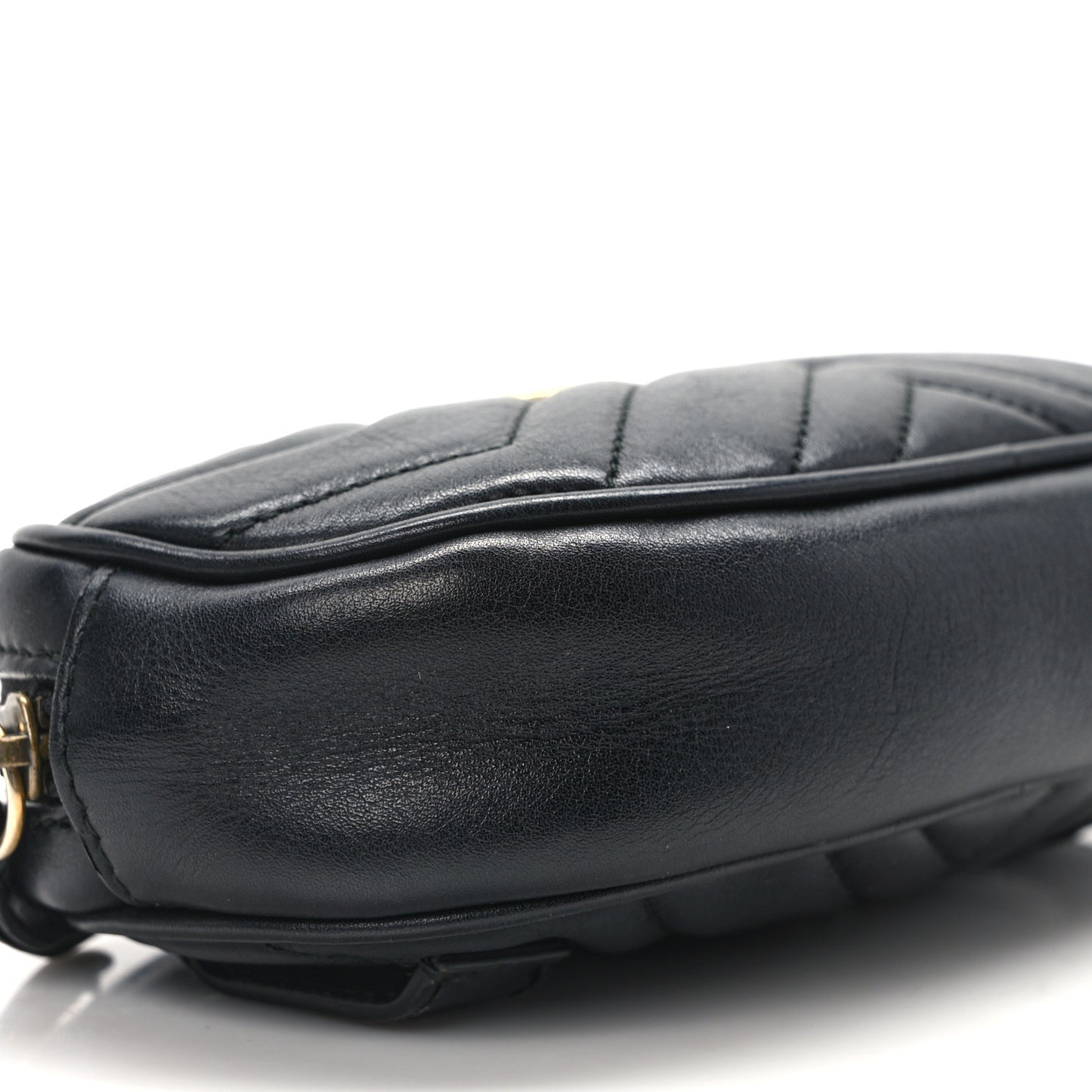 Calfskin Matelasse GG Marmont Belt Bag 85 34 Black