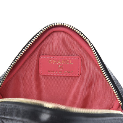 Chanel Caviar Quilted Coin Purse Belt Bag Black 6 of 10