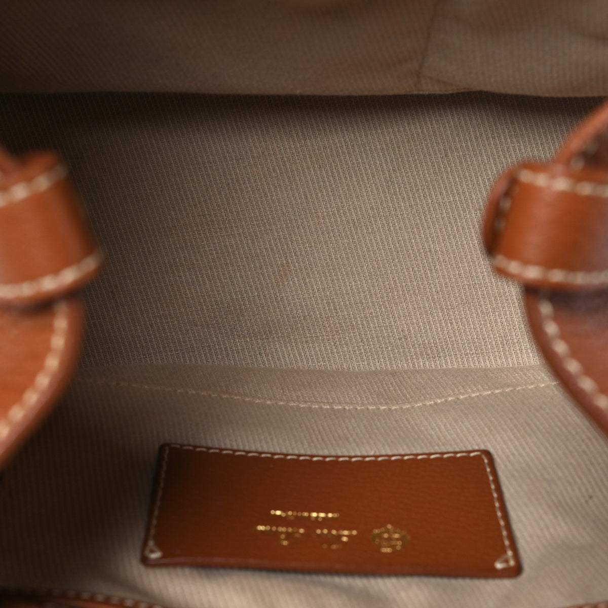 Odessa Calfskin Mini Globe Shoulder Bag Brown