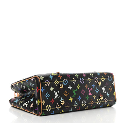 Louis Vuitton Monogram Multicolor Aurelia MM Black 4 of 13
