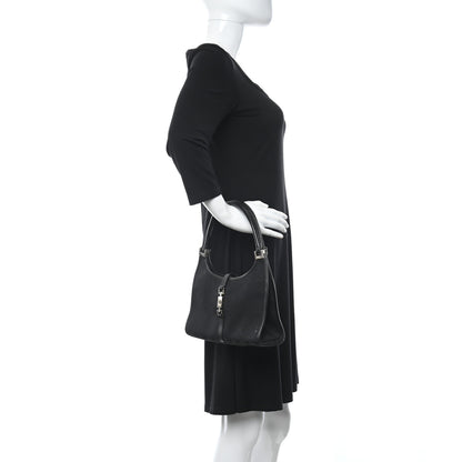 Gucci Monogram Bardot Shoulder Bag Black 2 of 12
