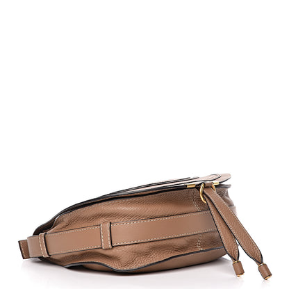 Chloe Calfskin Medium Marcie Round Crossbody Bag Nut 4 of 11